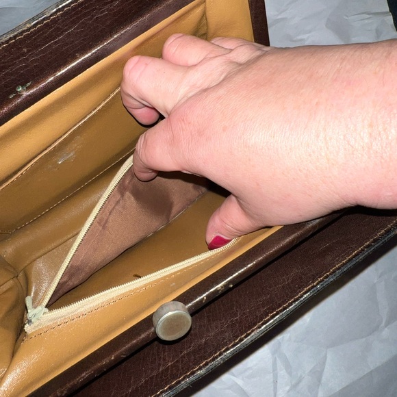 VINTAGE Leather Handbag, Unbranded - Picture 7 of 7